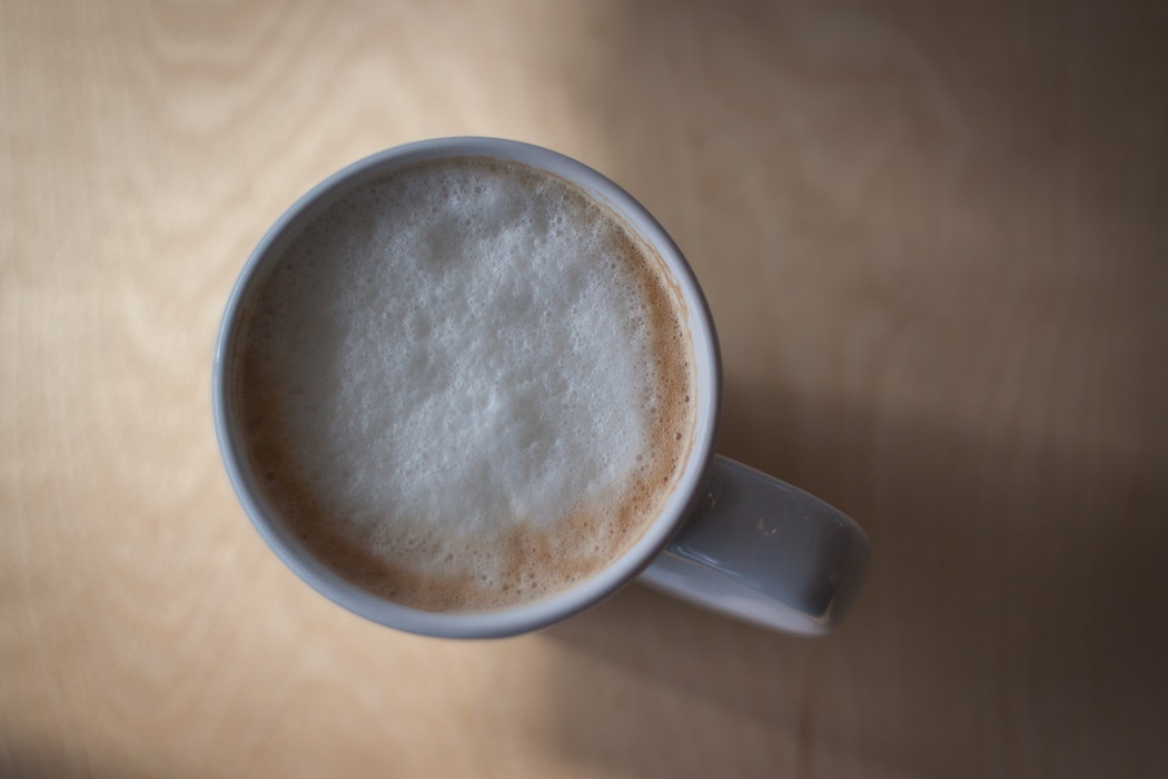 cappuccino on table